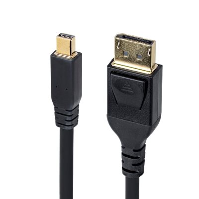 StarTech.com Mini DisplayPort - DisplayPort 1.4 -näyttökaapeli, 3m, musta
