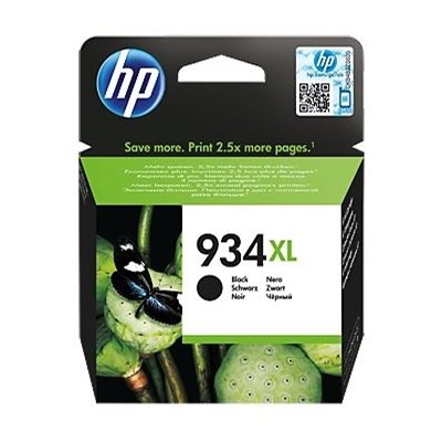 HP 934XL, riittoisa musta mustekasetti, jopa 1000 sivua