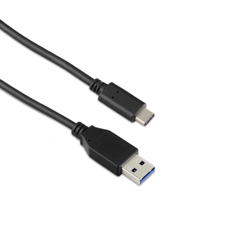 Targus 3.1 Gen2 USB-C - USB-A -kaapeli, 10Gbps, 3A, 1m, musta