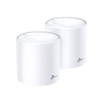 TP-Link Deco X20, Wi-Fi 6 Mesh -järjestelmä, 2-pack, AX1800, valkoinen