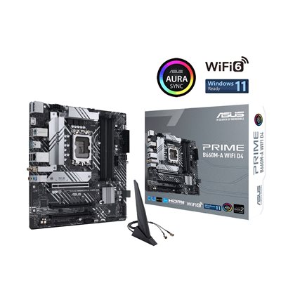 Asus PRIME B660M-A WIFI D4, mATX-emolevy