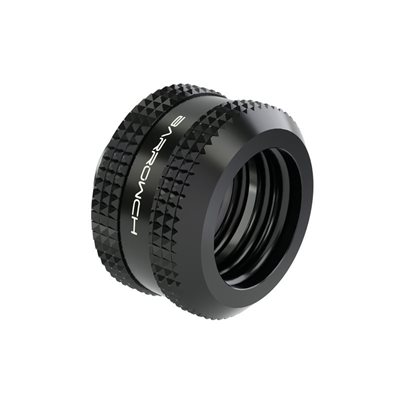 Barrow Putkiliitin, 12mm, G1/4", musta