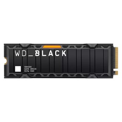 Sandisk 1TB WD_BLACK SN850X NVMe SSD With Heatsink, M.2 2280, PCIe Gen4 x4, 7300/6300 MB/s
