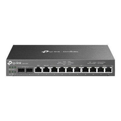 TP-Link Omada ER7212PC, 3-in-1 Gigabit VPN-reititin, musta