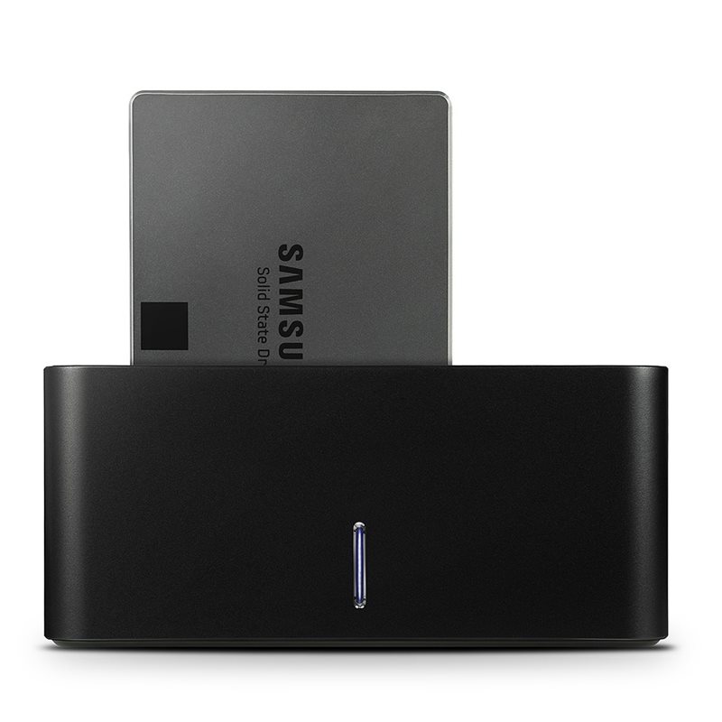 AXAGON Telakointiasema, USB-A 3.2 Gen 1 2.5"/3.5" SATA III 6G -kiintolevylle, 0,8m, musta