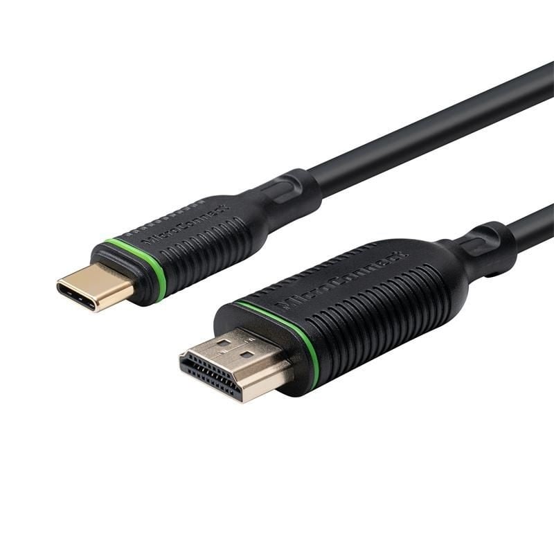 MicroConnect USB-C - HDMI -näyttökaapeli, 1m, musta