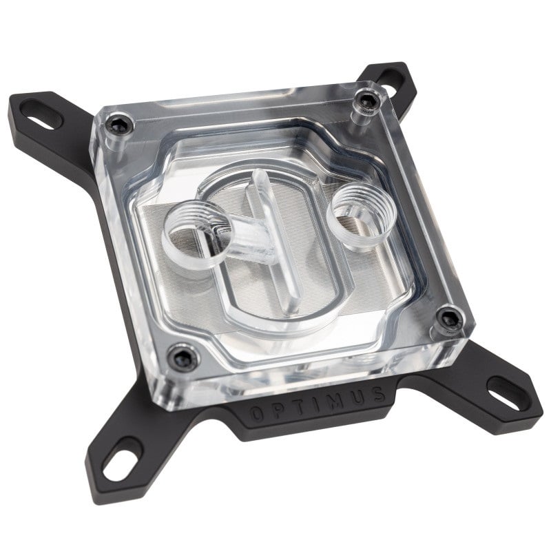 Optimus Foundation CPU Block, Ceramic Bracket / Nickel Cold Plate, musta