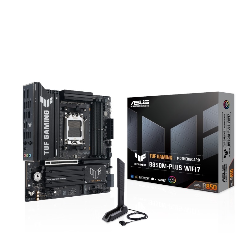 Asus TUF GAMING B850M-PLUS WIFI7, mATX-emolevy