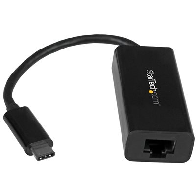 StarTech.com Gigabit Ethernet -verkkoadapteri, 3.2 Gen1 USB-C, musta