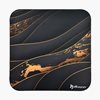 Arozzi ZONA Quattro Floor Pad, Black Gold -tuolimatto, musta / kulta