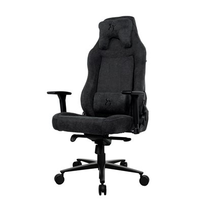 Arozzi Vernazza XL Softfabric, kangasverhoiltu pelituoli, musta