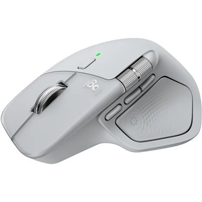 Logitech MX Master 4, langaton hiiri, 8000 DPI, vaaleanharmaa