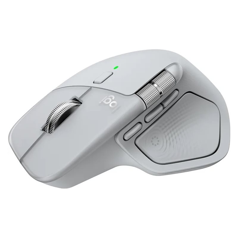 Logitech MX Master 4, langaton hiiri, 8000 DPI, vaaleanharmaa