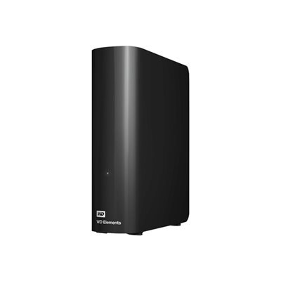 Western Digital 12TB Elements Desktop, ulkoinen 3.5" kiintolevyasema, USB 3.0, musta
