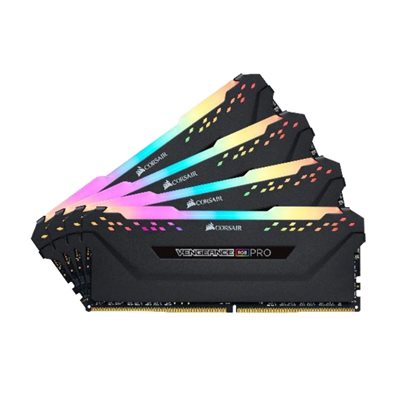Corsair 128GB (4 x 32GB) Vengeance RGB PRO, DDR4 3600MHz, CL18, 1.35V, musta