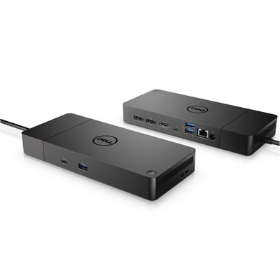 Dell Docking Station WD19S -telakointiasema, 180W, musta