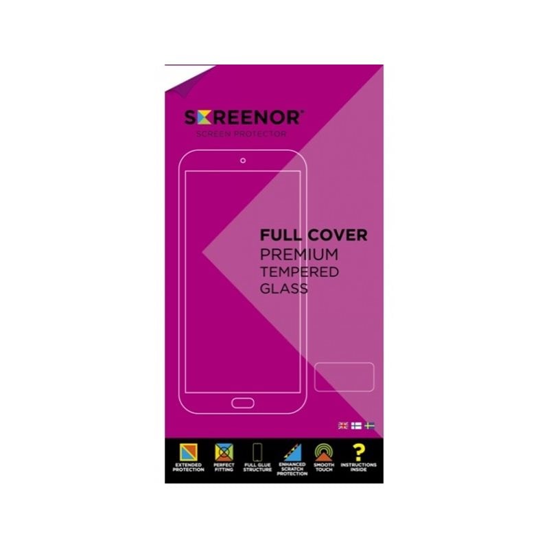 Screenor Full Cover Premium Tempered Glass -näyttösuoja, Apple iPhone 13 / 13 Pro / 14