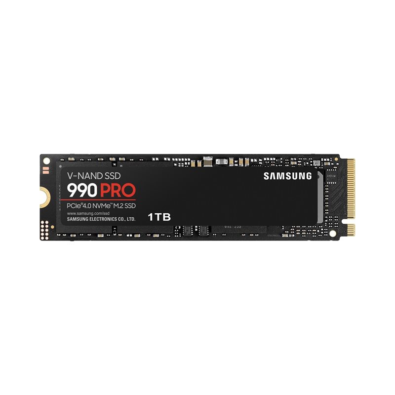 Samsung 1TB 990 PRO, PCIe 4.0 NVMe M.2 2280 SSD-levy, 7450/6900 MB/s
