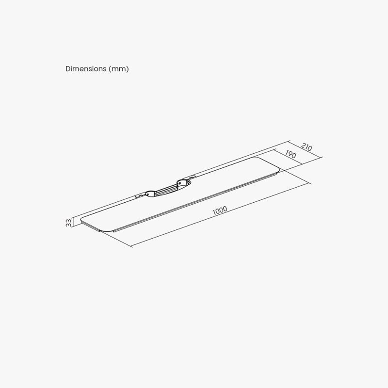 Alterzone Soundbar-taso Alterzone Slim 8 X TV-lattiajalustaan - Kuva 2