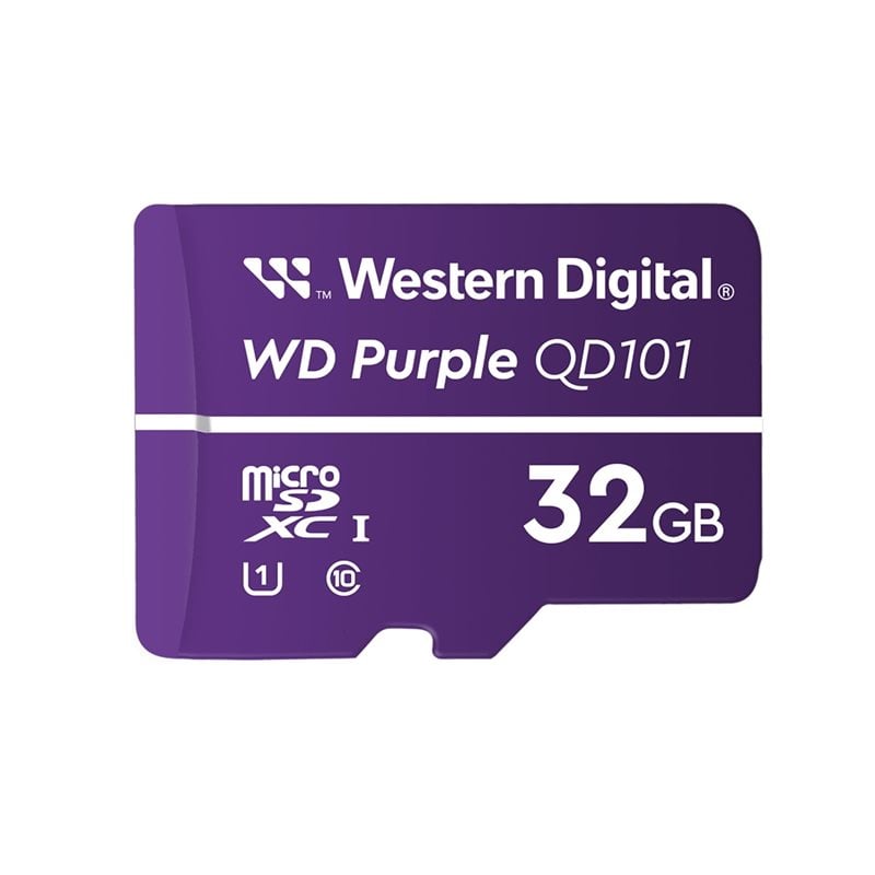 Western Digital 32GB Purple SC Ultra Endurance, microSDXC -muistikortti, UHS-1 U1 C10