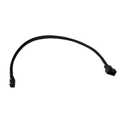 Alphacool Tuulettimen jatkokaapeli, 4-pin -> 4-pin, 30cm, musta