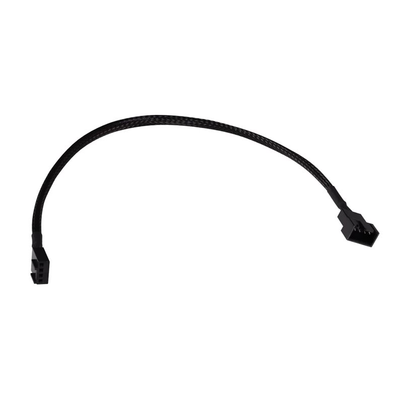 Alphacool Tuulettimen jatkokaapeli, 4-pin -> 4-pin, 30cm, musta