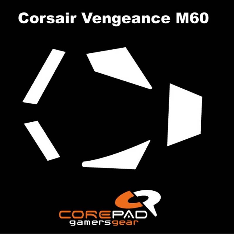 Corepad Skatez for Corsair Vengeance M60 / M65 / Raptor M40 (Poistotuote! Norm. 9,90€)