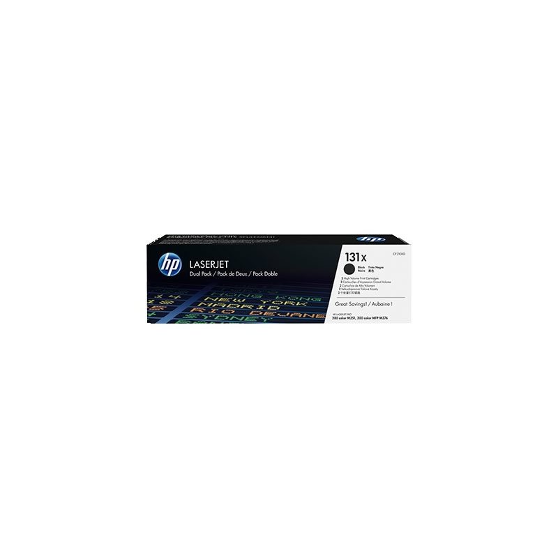 HP LaserJet CF210XD -väriainekasetti, musta, Dual Pack