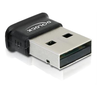 DeLock Bluetooth 4.0 -adapteri, 2.0 USB-A, 3 Mb/s, musta