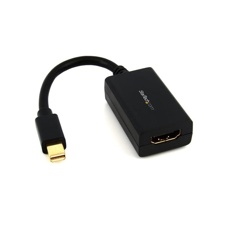 StarTech.com Mini DisplayPort 1.2 - HDMI 1.4 -adapteri, 13cm, musta