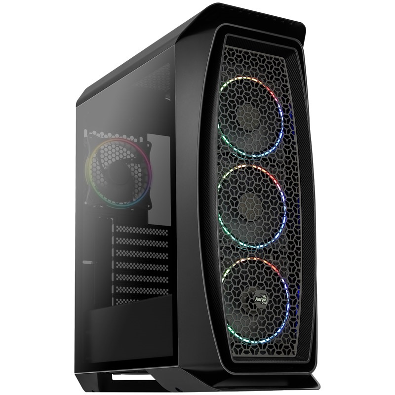 Aerocool Aero One Eclipse, ikkunallinen miditornikotelo, musta
