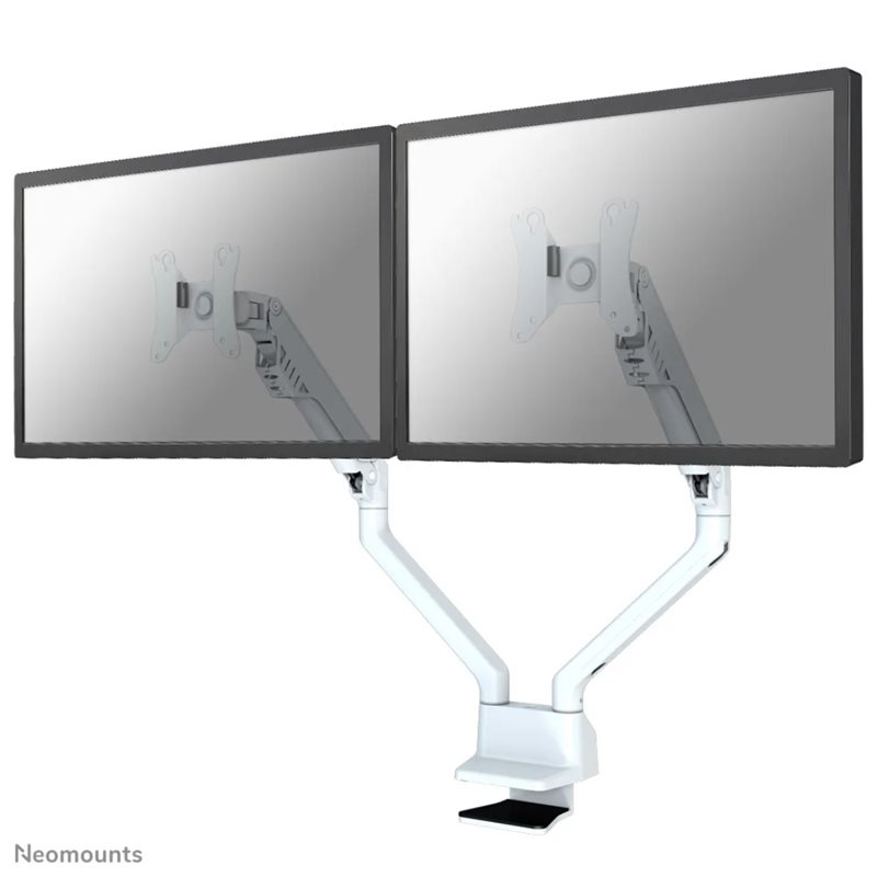Neomounts by Newstar FPMA-D750DWHITE monitor desk mount, pöytäteline kahdelle monitorille, valkoinen