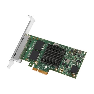 Intel Gigabit Ethernet 4x RJ-45 I350-T4V2 -verkkokortti, PCIe 2.1 x4, bulk