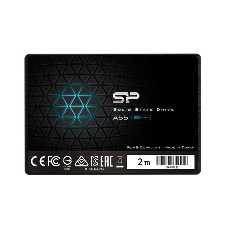 Silicon Power 2TB Ace A55, 2.5" SSD-levy, SATA III, 500/450 MB/s