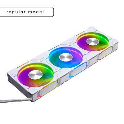 Phanteks D30-120 Regular Fan - Triple Pack, 120mm PWM-laitetuuletinsarja, valkoinen