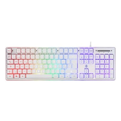 Deltaco Gaming (Outlet) WK75, RGB-pelinäppäimistö, valkoinen