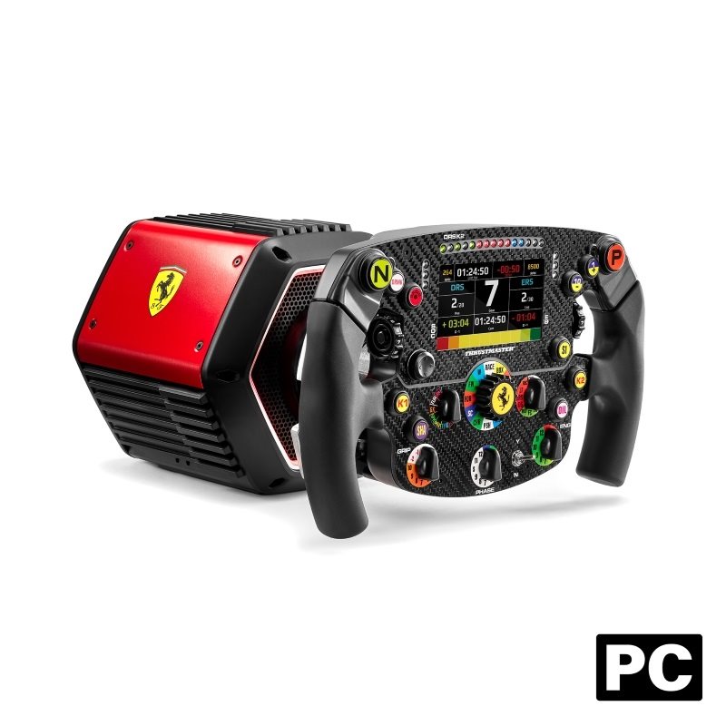 ThrustMaster T818 Ferrari SF1000 Simulator -rattiohjain, musta/punainen