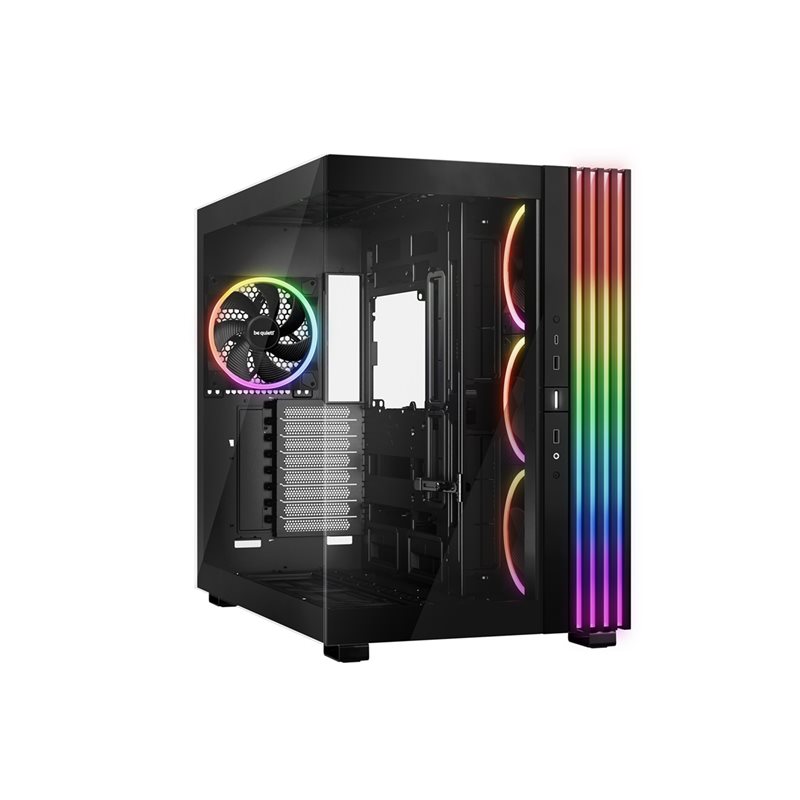 be quiet! LIGHT BASE 900 FX - Black, ikkunallinen täystornikotelo, musta