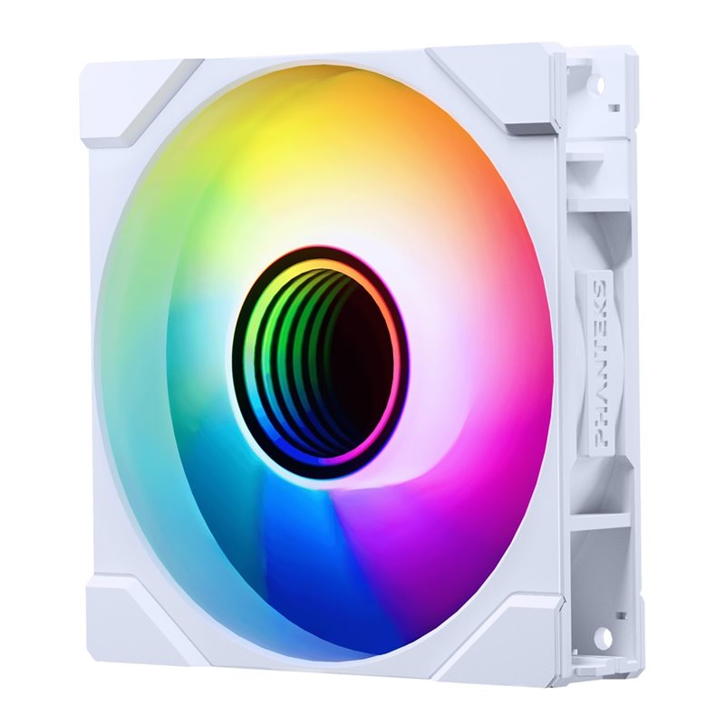 Phanteks M25-120 Gen2 Reverse D-RGB - Single Pack, 120mm PWM-laitetuuletin, valkoinen
