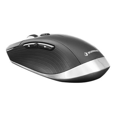 3Dconnexion CadMouse Compact Wireless, langaton ergonominen hiiri, 7200 DPI, musta/hopea