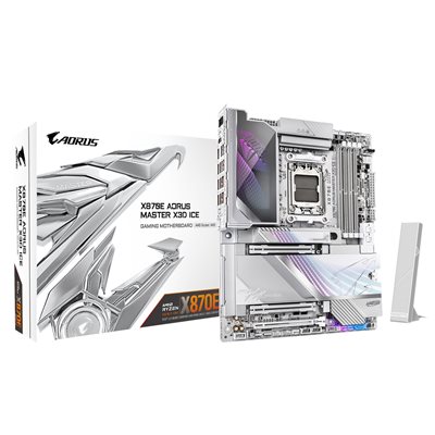 Gigabyte X870E AORUS MASTER X3D ICE, ATX-emolevy