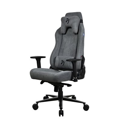 Arozzi Vernazza Gaming Chair Soft Fabric, kangasverhoiltu pelituoli, musta/harmaa