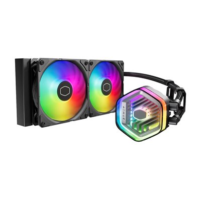 Cooler Master (Outlet) MasterLiquid 240 Atmos, 240mm AIO-nestejäähdytysratkaisu prosessorille, musta
