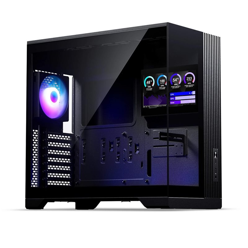 Phanteks XT V5-LCD, ikkunallinen miditornikotelo, musta