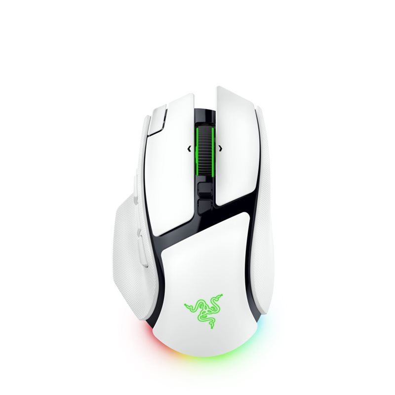 Razer Basilisk V4 Pro langaton hiiri, 50 000 DPI, valkoinen
