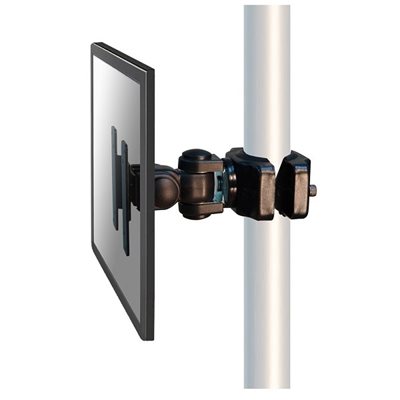 Neomounts Monitorin kiinnityssarja putkeen/pylvääseen, musta