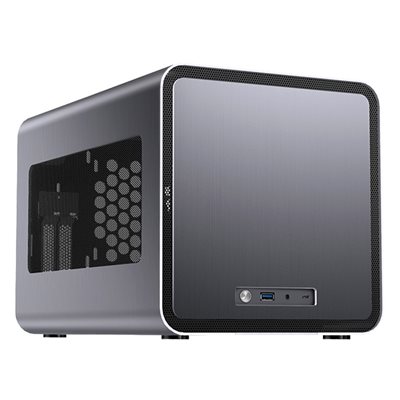 Jonsbo V8 Grey, Mini-ITX -kotelo, harmaa