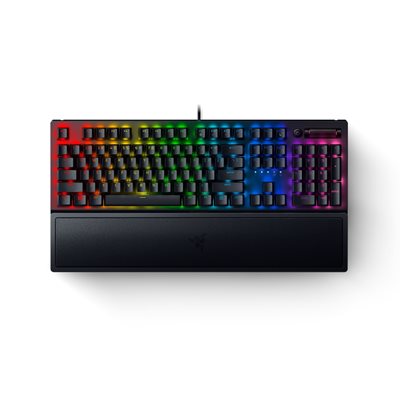 Razer BlackWidow V3, mekaaninen pelinäppäimistö, Razer Yellow Switch, musta