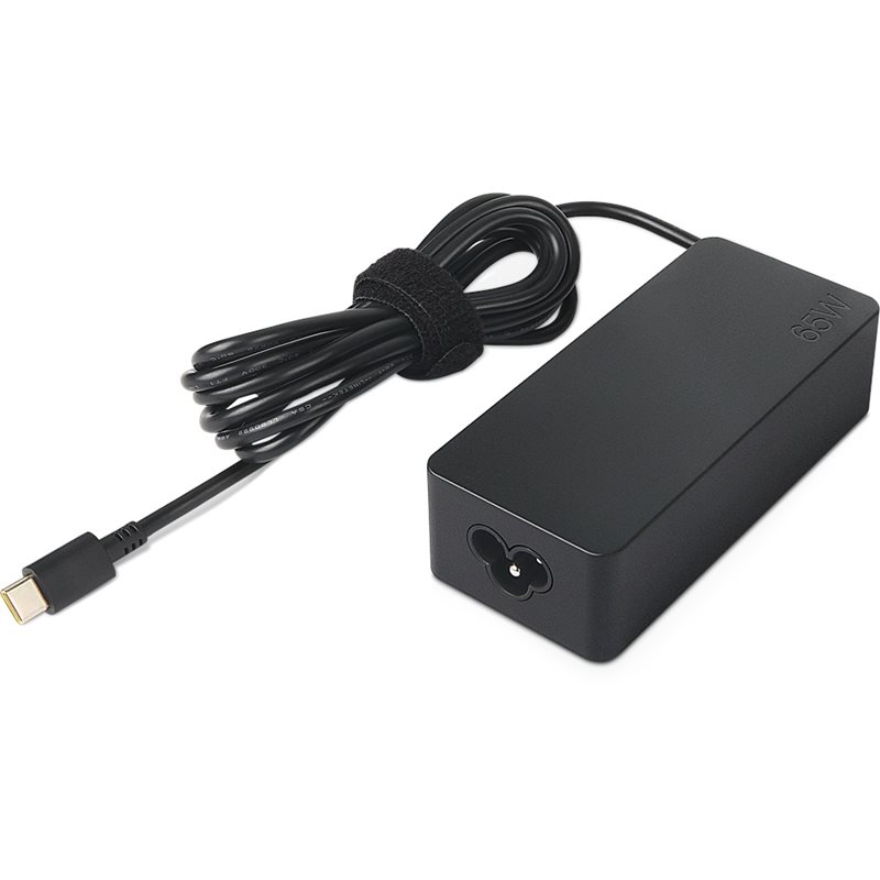 Lenovo 65W USB-C verkkovirta-adapteri, musta