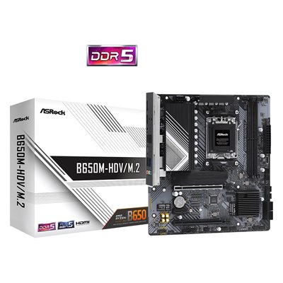 ASRock B650M-HDV/M.2, mATX-emolevy